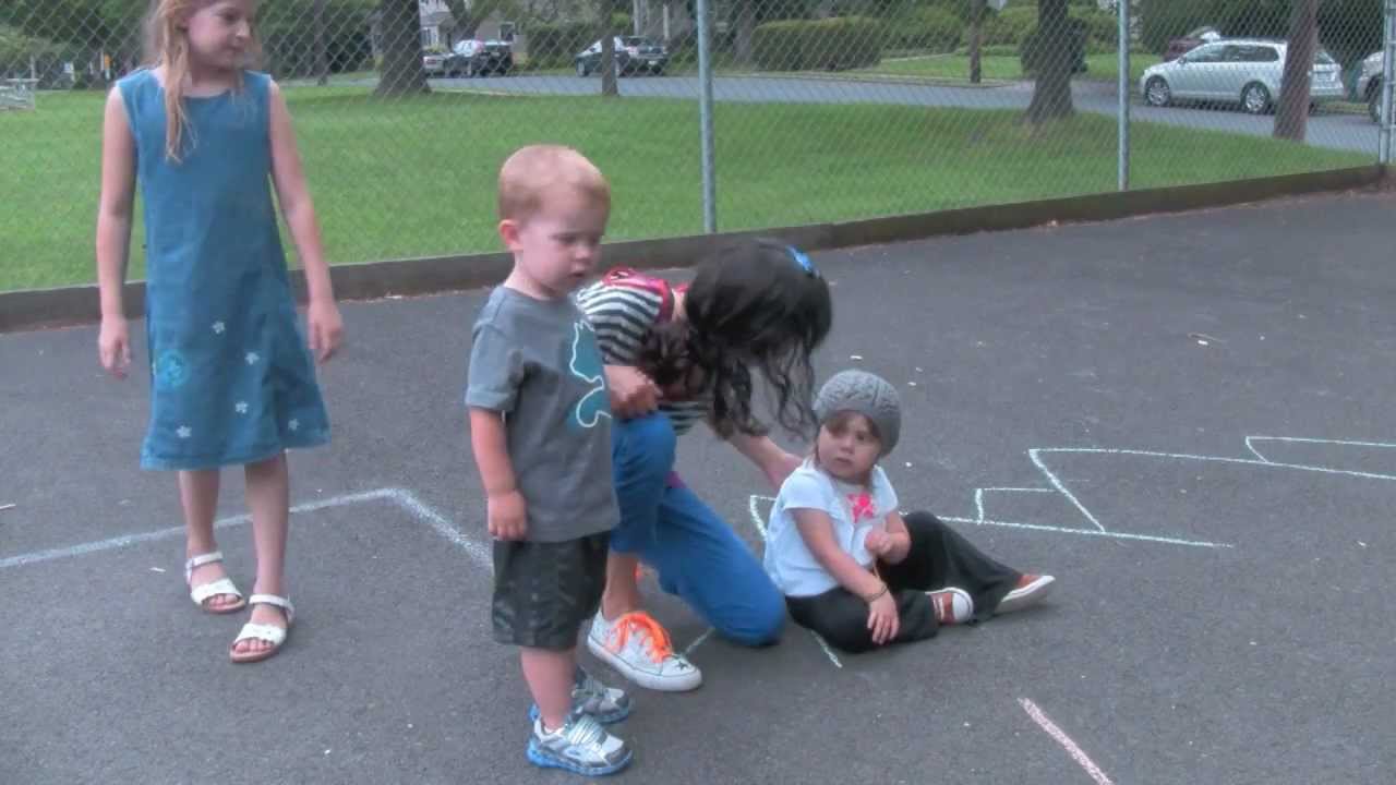 Chalk Games for Kids!  Hopscotch and lots of fun ideas to play!