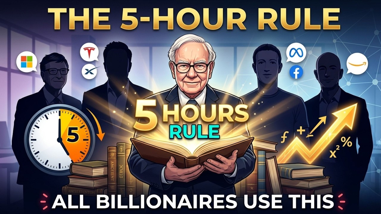 Warren Buffett: What Gates, Musk & Zuckerberg Do 5 Hours/Week
