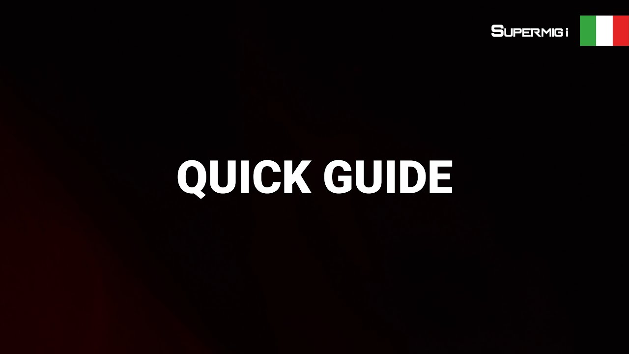 [Telwin] Gamma Supermig i | Quick Guide IT