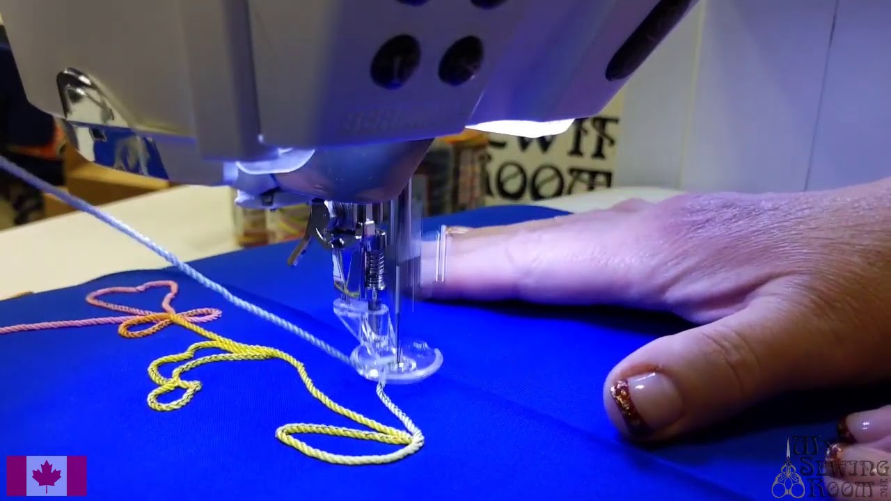 Особенности стопы: лапка Bernina #43 Free Motion Couching