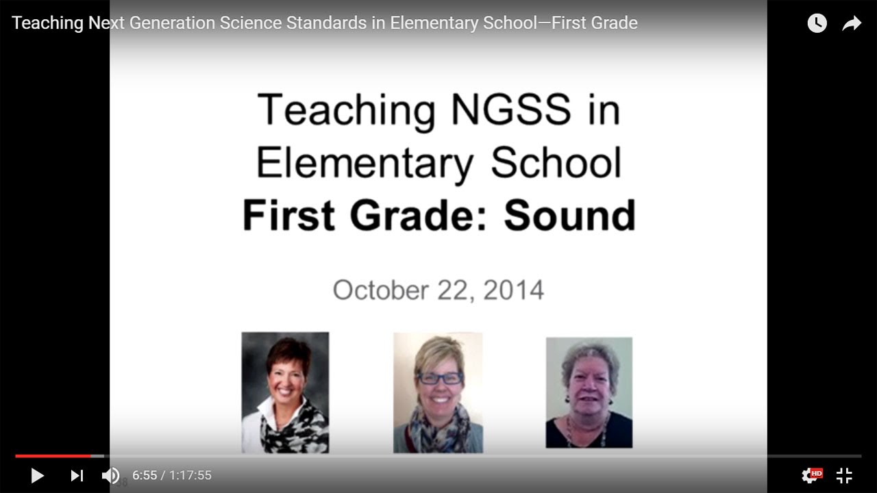 Teaching Next Generation Science Standards in Elementary School—First Grade