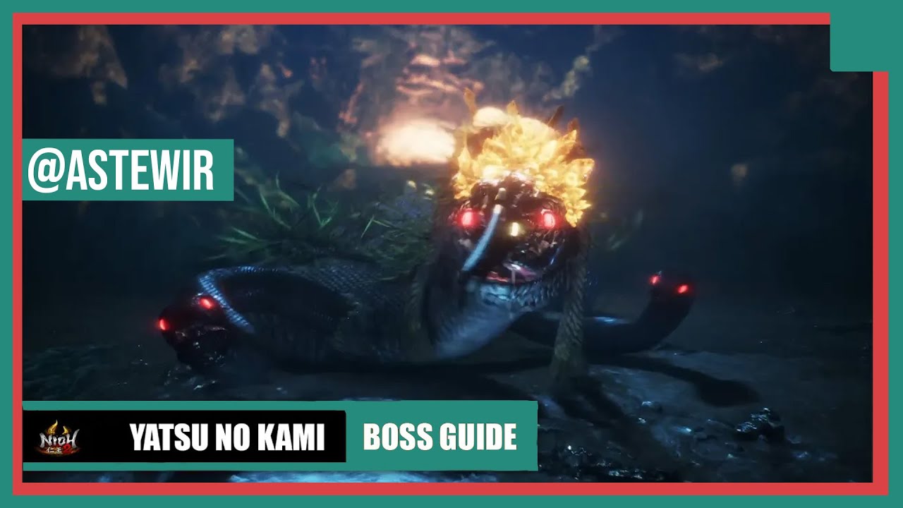 Nioh 2 - Yatsu no Kami Boss Guide Easy, Solo (HD)