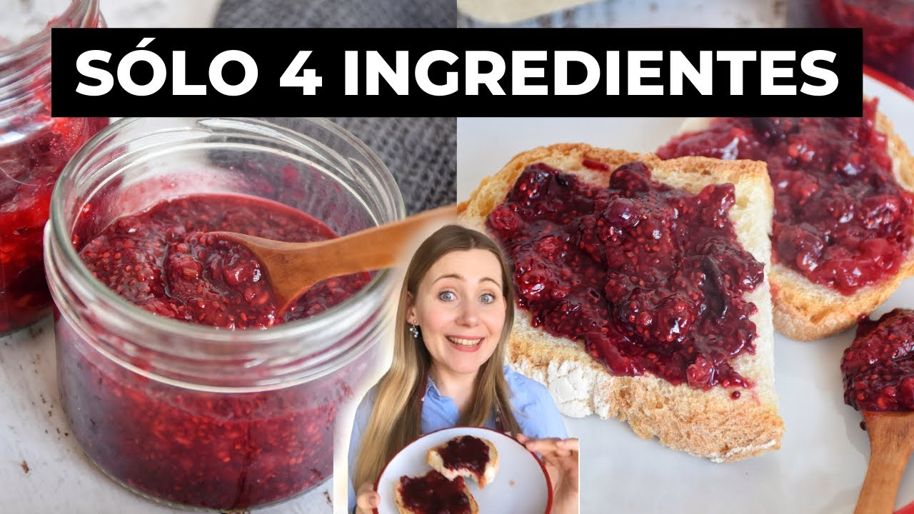 Mermelada SALUDABLE 🍓  SIN AZÚCAR (+ 2 maneras de espesar mermelada casera)