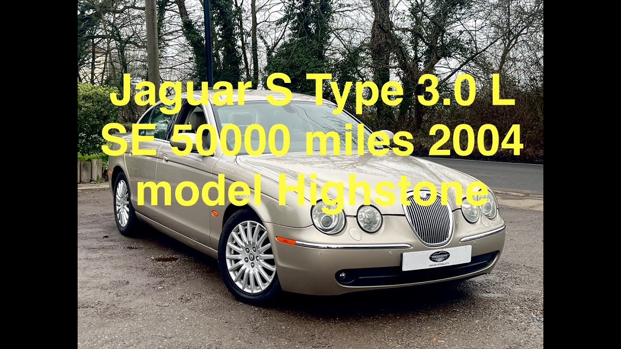 JAGUAR STYPE 3.0  SE JUST 50,000 MILES 2004 MODEL NEW MOT AND SERVICED FROM HIGHSTONE 0203 544 3940