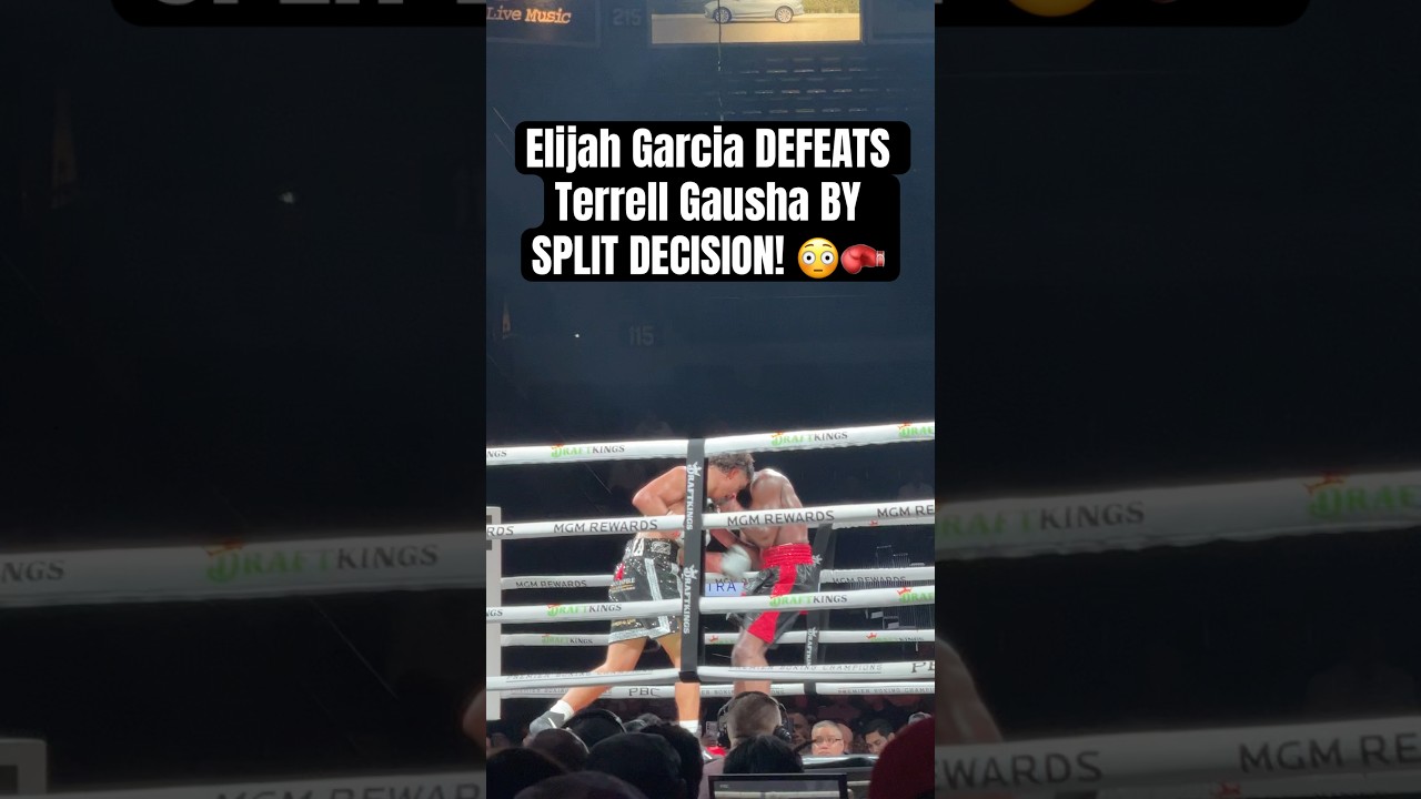 Elijah Garcia DEFEATS Terrell Gausha by SD! 