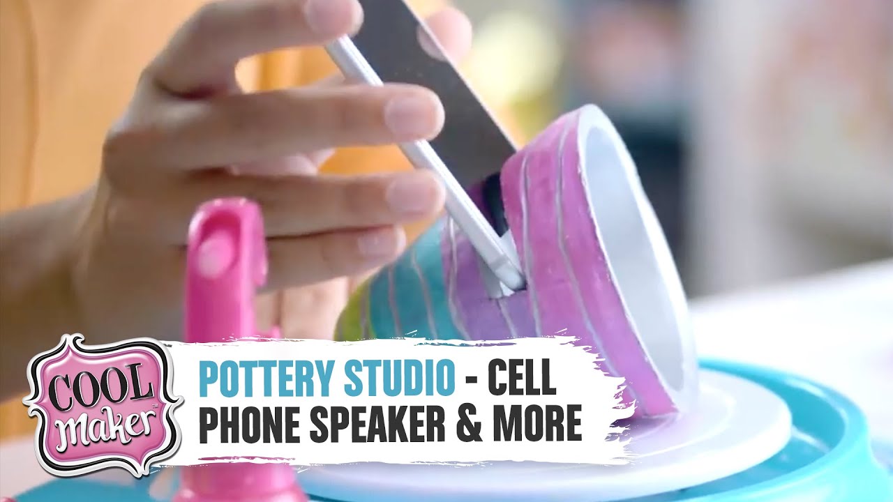 Cool Maker | Pottery Studio | How To Make A Cell Phone Speaker And More