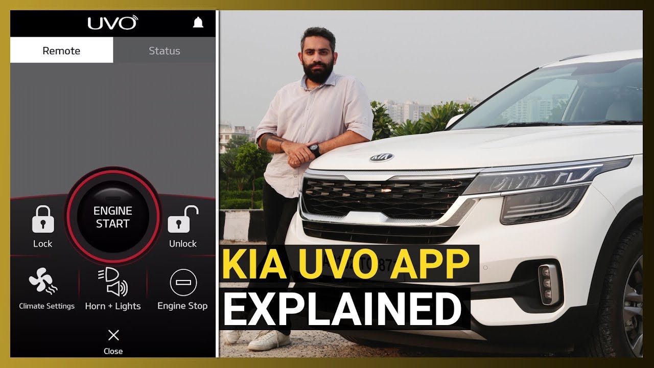 Kia Seltos UVO App Explained: Remote Control, Connected features and more!