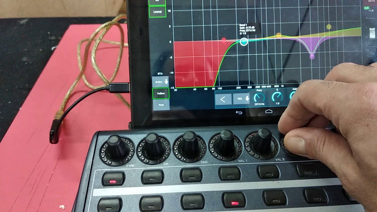 Control de Behringer X Air con BCF 2000
