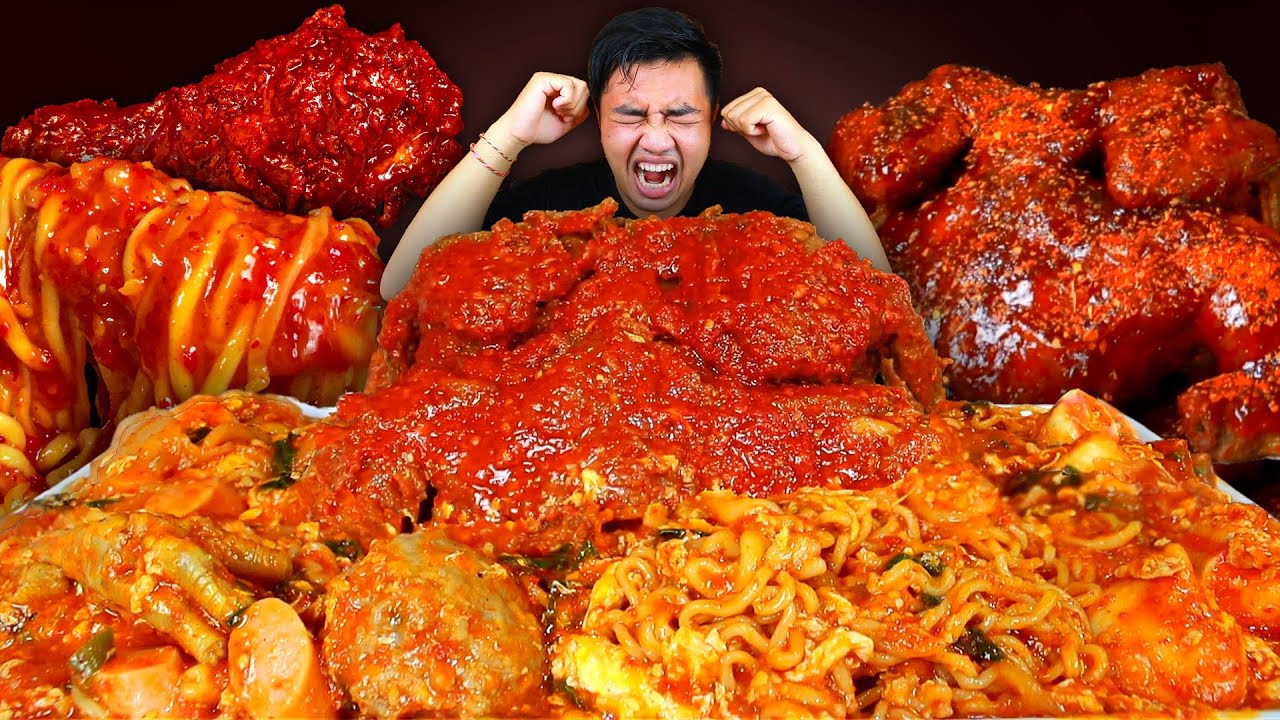 MUKBANG SEBLAK KOMPLIT PRASMANAN LEVEL 5 TERPEDAS EXTRA AYAM UTUH RICHEESE