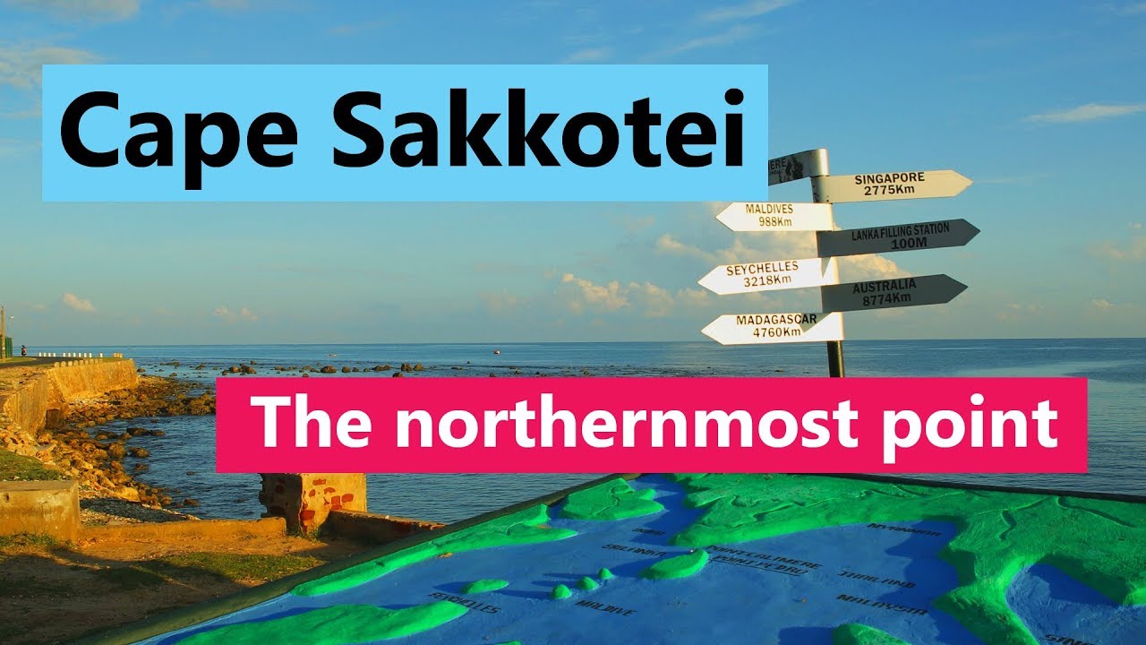 Cape Sakkotei in Point Pedro - The northernmost part of Sri Lanka