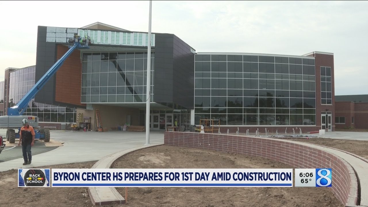 Byron Center HS welcomes students despite construction