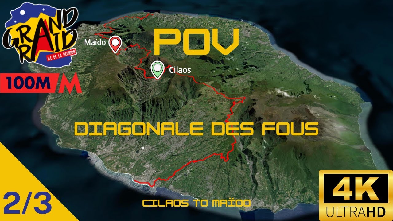 Diagonale des Fous Full Recon POV (Part 2/3) | Cilaos to Maïdo | Grand Raid Réunion 4K