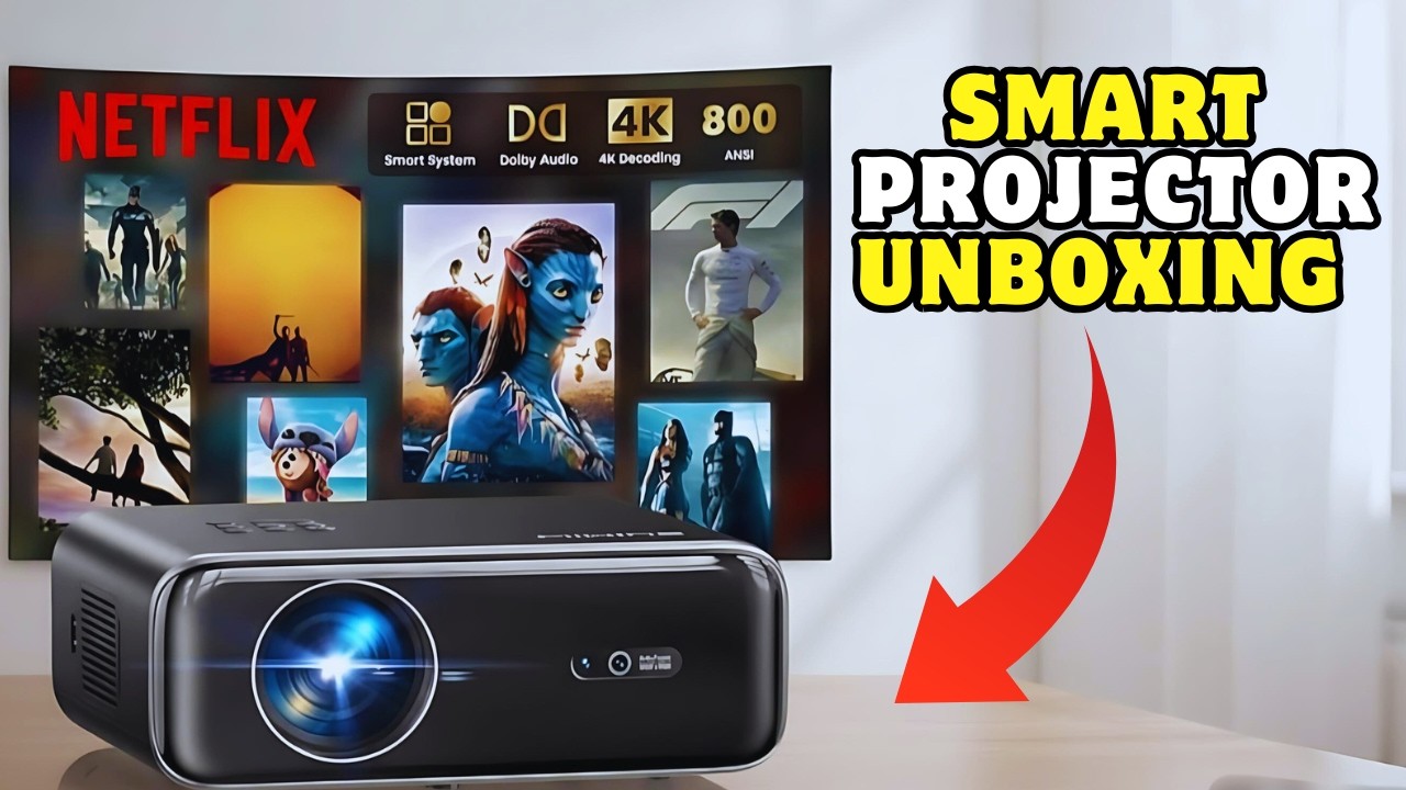 Обзор и распаковка iWIMIUS P65 &mdash; умный проектор с поддержкой Netflix 4K, WiFi6, Dolby Audio и авт...