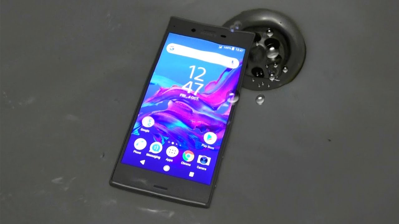Sony Xperia XZ incoming call underwater