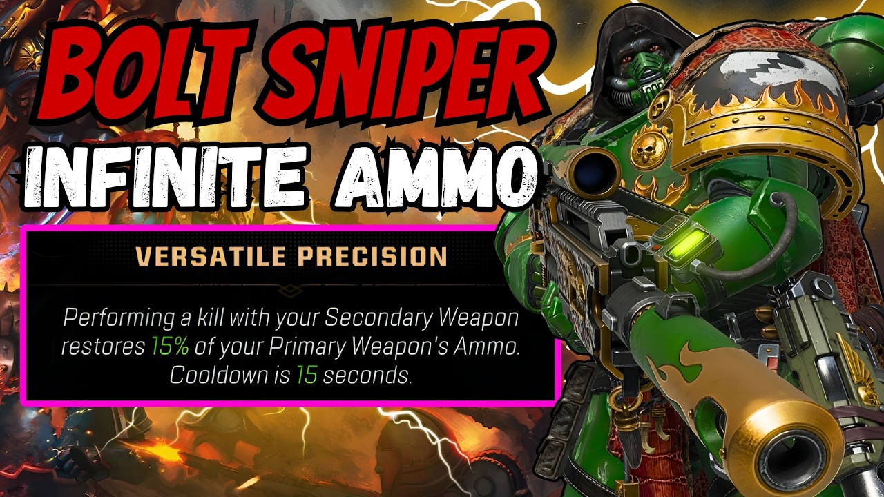 This Bolt Sniper Rifle Build NEVER Runs Out of Ammo in Space Marine 2 Purgation Update