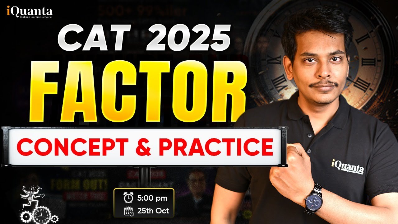 Number System Made Easy for CAT 2025 | Factor Tricks + Shortcut Methods