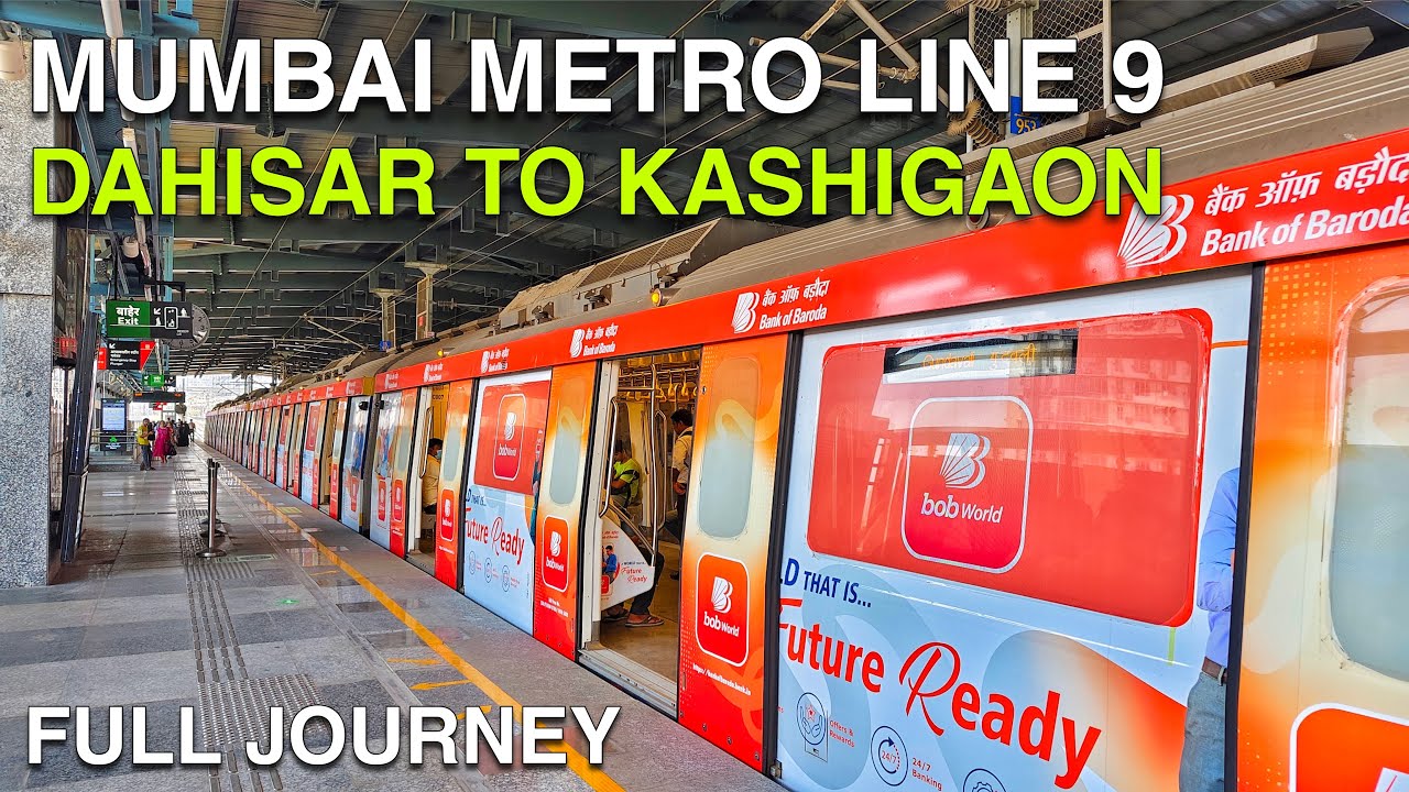 Mumbai Metro Line 9 (Phase 1; Dahisar East to Kashigaon) Finally Opened😍