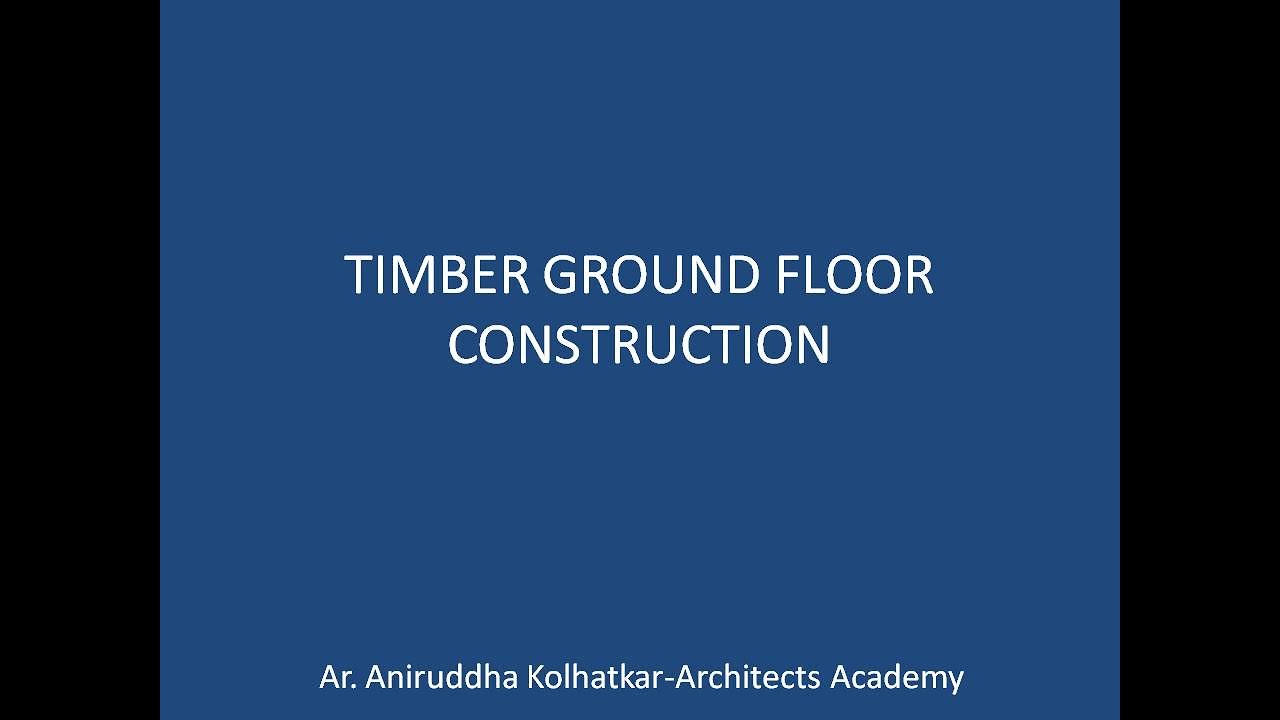 TIMBER GROUND FLOOR 1