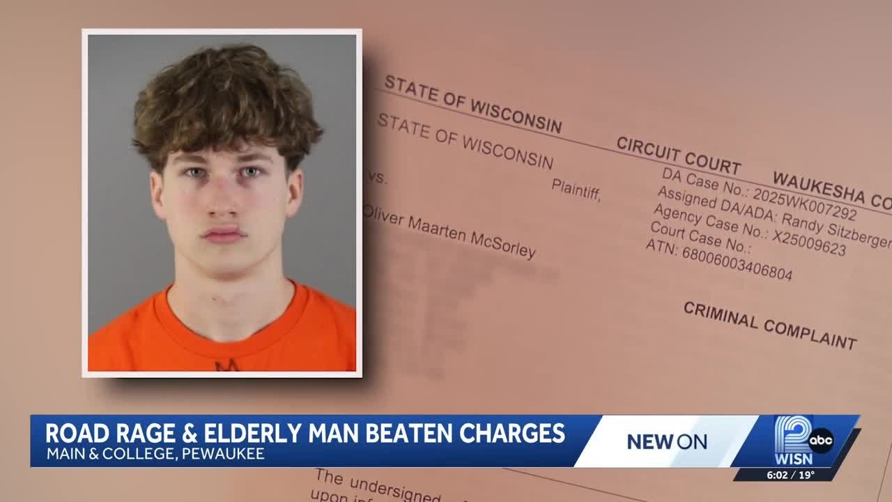 Waukesha County man charged in road rage attack on older man