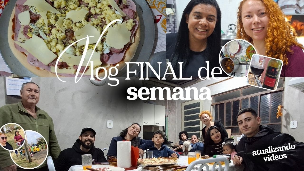 Vlog de Final de Semana | Dia das Crianças + Pizza caseira em família 🍕💛