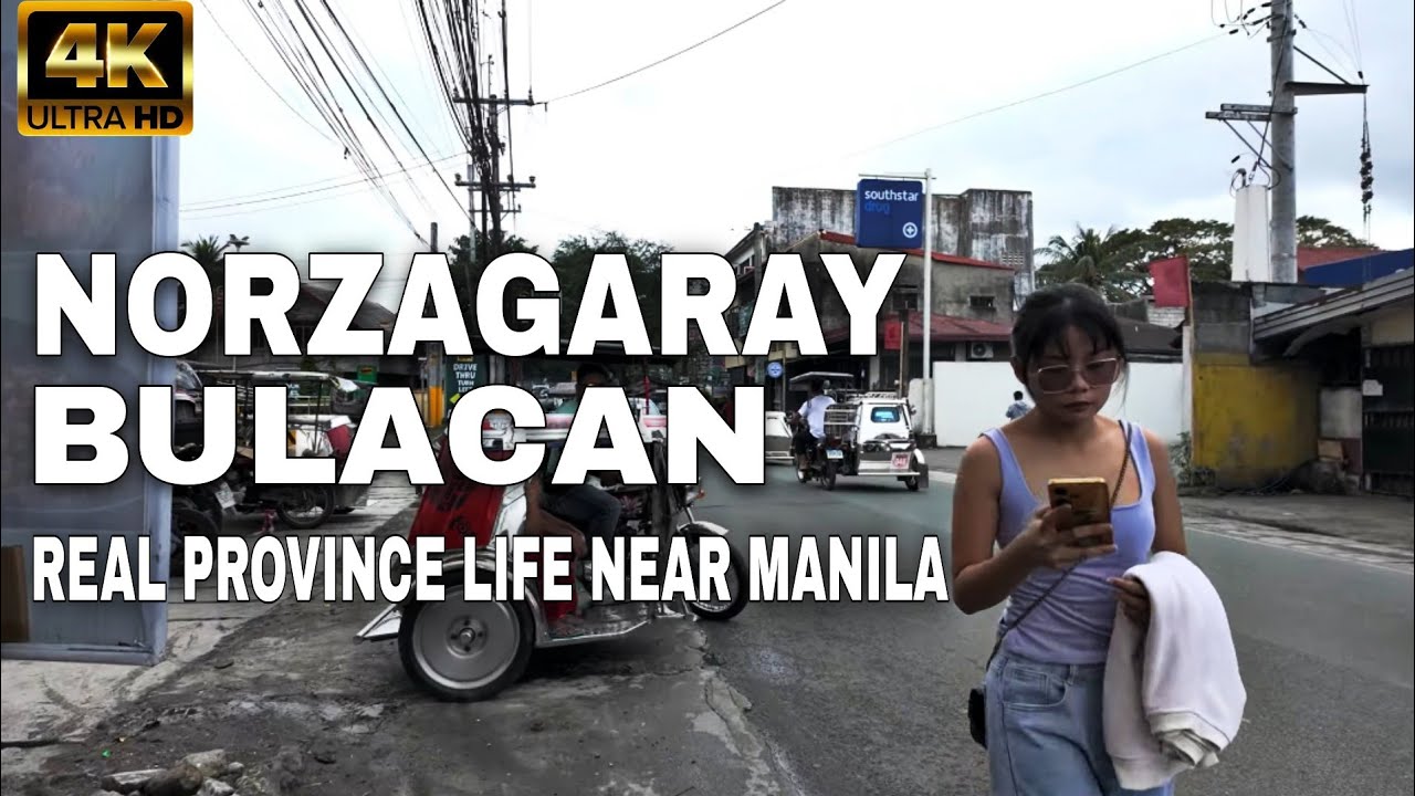 Exploring Norzagaray, Bulacan | Real Province Life Near Metro Manila 🇵🇭 (4K Walking Tour)