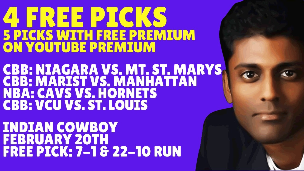 Friday College Basketball Picks Predictions & Best Bets 02/20/2026 Indian Cowboy Picks Predictions