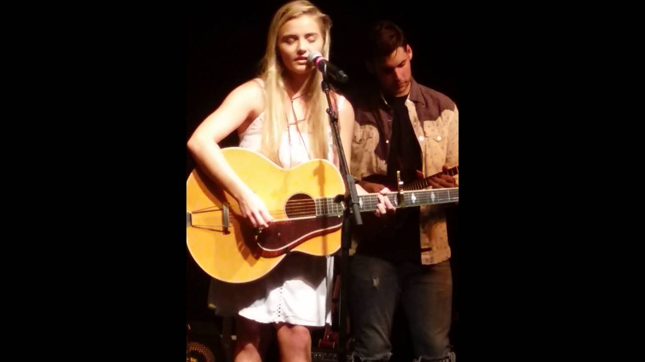 Emmy Rose Russell performing her song for Memaw, 