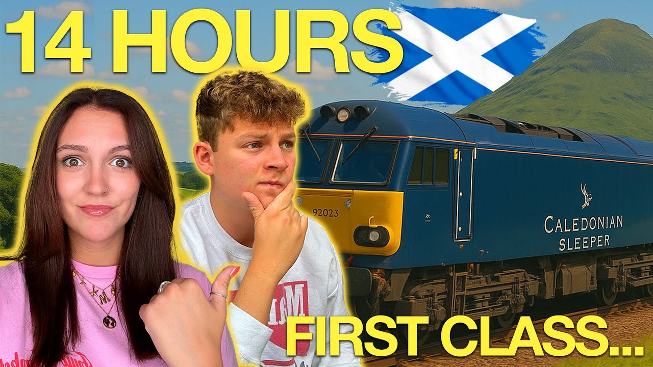 We Spent 14 HOURS on a LUXURY UK SLEEPER TRAIN! *First Class from LONDON to BEN NEVIS*
