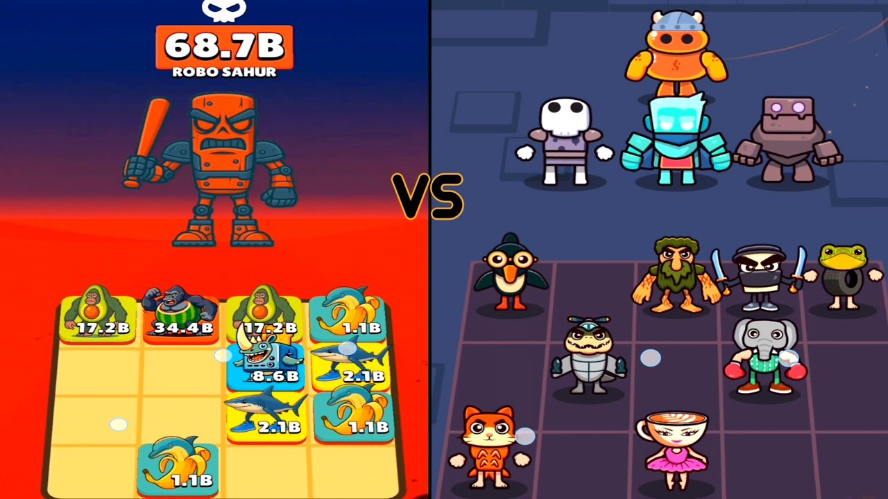I Played Brainrot Evolution vs Brainrot Battle - Auto Chess | gameplay video | ep-3