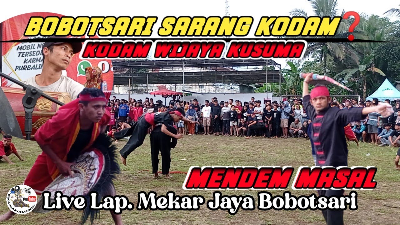 MENDEM MASAL EBEG KODAM WIJAYA  KUSUMA LIVE LAP. MEKAR JAYA BOBOTSARI