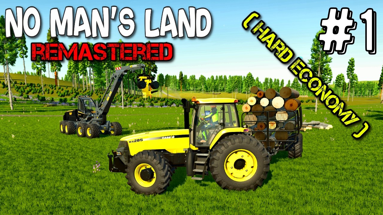 No Man's Land Map -Start $ 0- Timelapse Ep 1 Farming Simulator 25 GamePlay fs25 hard economy