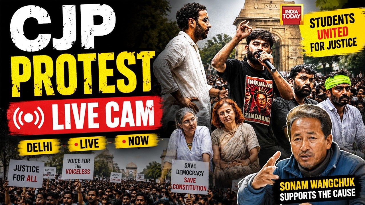 CJP Protest In Delhi LIVE: CJP | Delhi Jantar Mantar Protest Live| NEET Protests Live| Delhi Protest