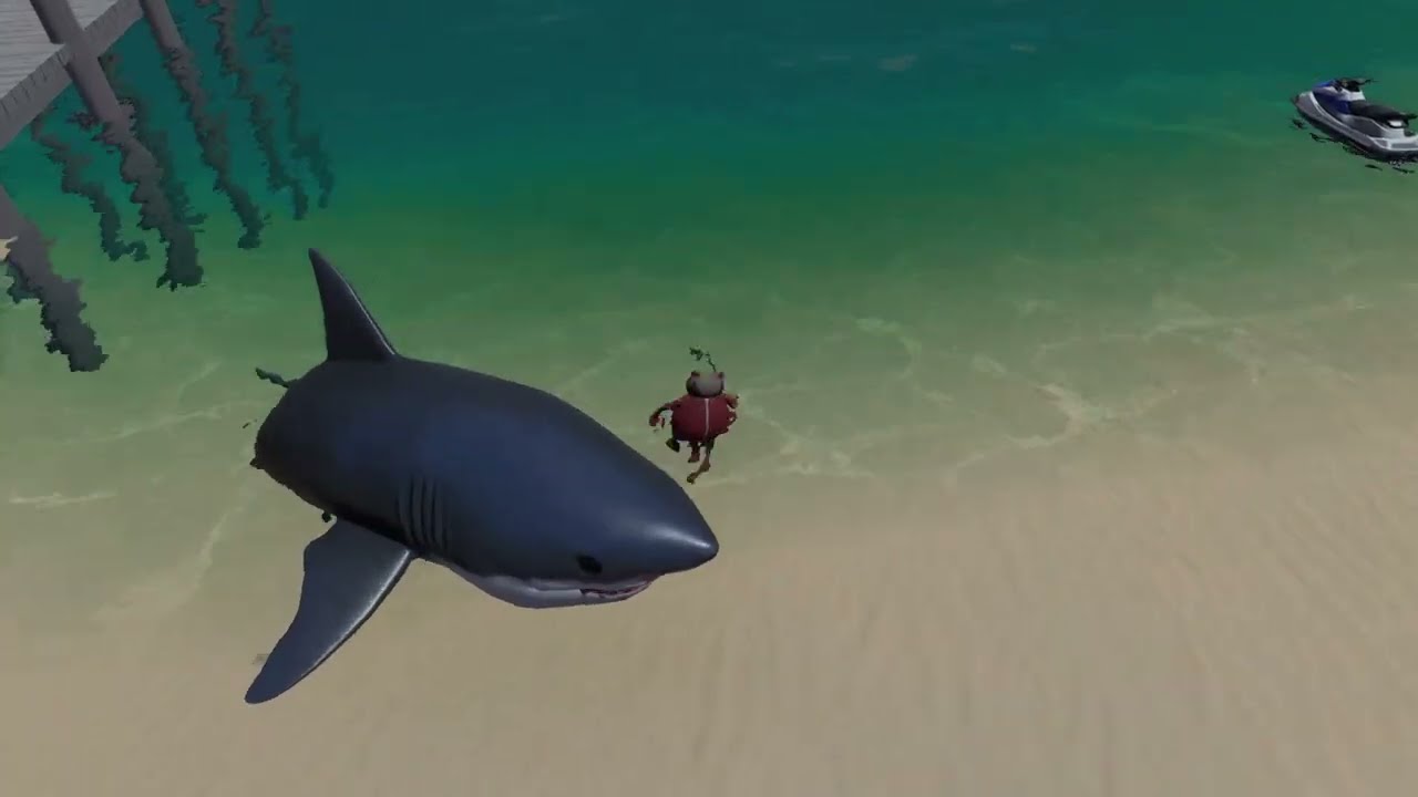 AmazingFrog 2 Titan Frog Vs Sharks