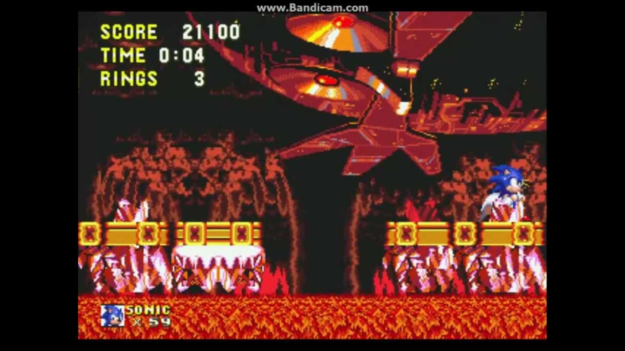 Sonic 3 & Knuckles Lava Reef Zone Act 2 boss