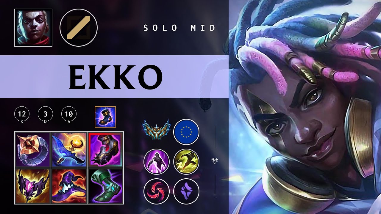Ekko Mid vs Orianna - EUW Challenger Patch 26.02