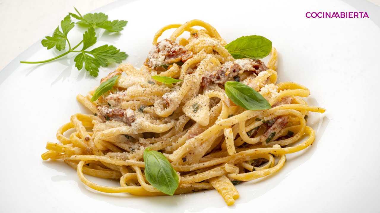 Linguine a la crema: una receta de pasta con Joseba Argui&ntilde;ano