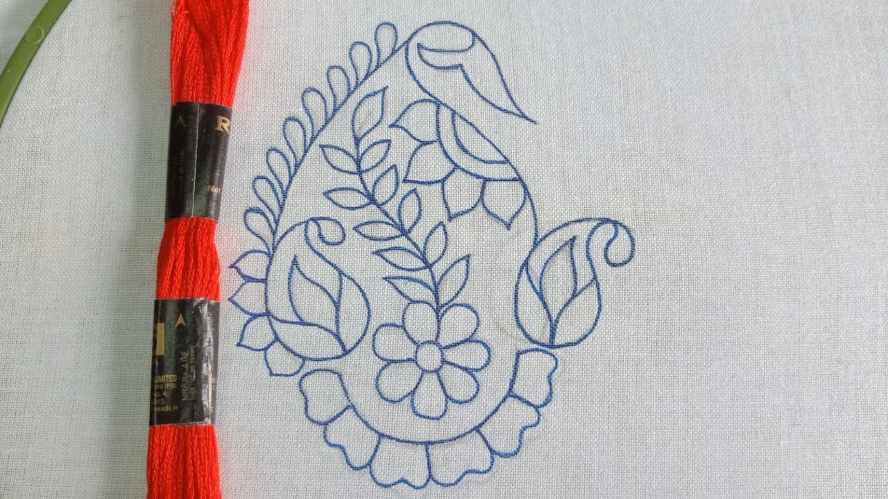 All over Design Latest Stitch Tutorial-102,Hand Embroidery All over Design for Dress,Embroidery art
