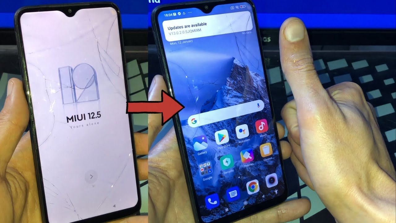 Xiaomi Redmi 9T M2010J19SG MIUI 12.5: обход FRP, удаление учетной записи Google без ПК