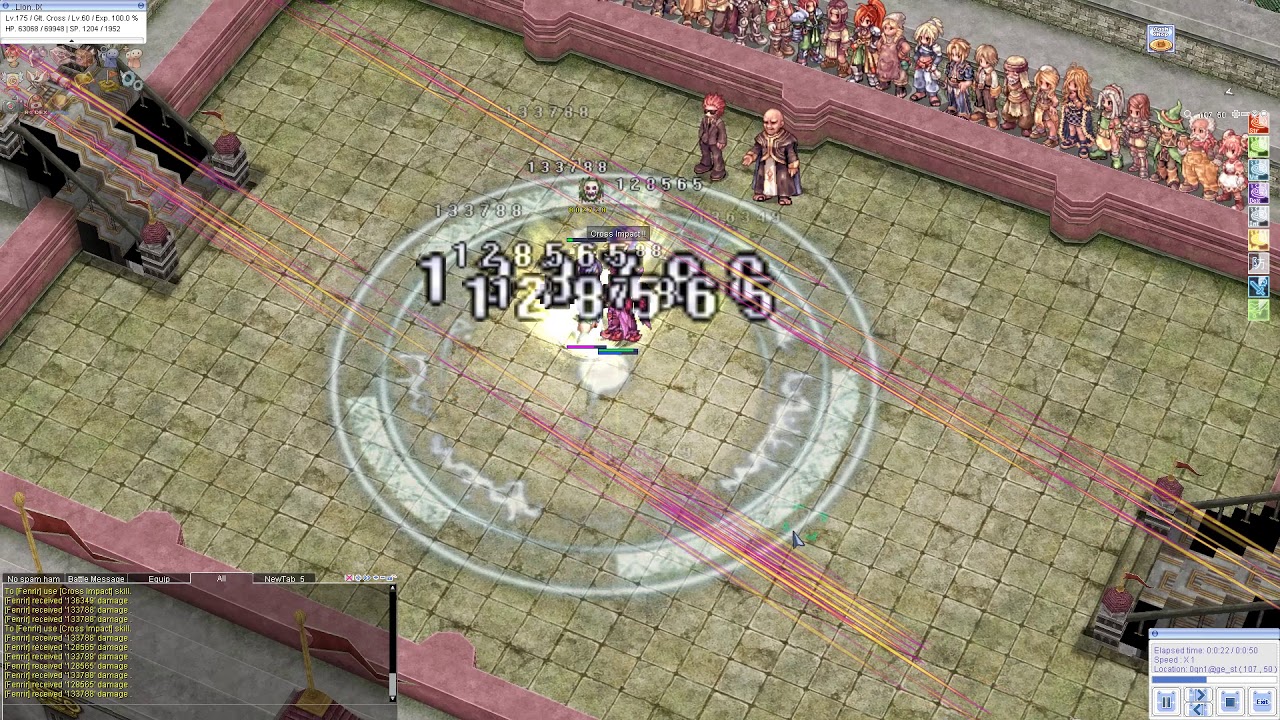 iRO Chaos - Gx (Cross Impact) vs Fenrir