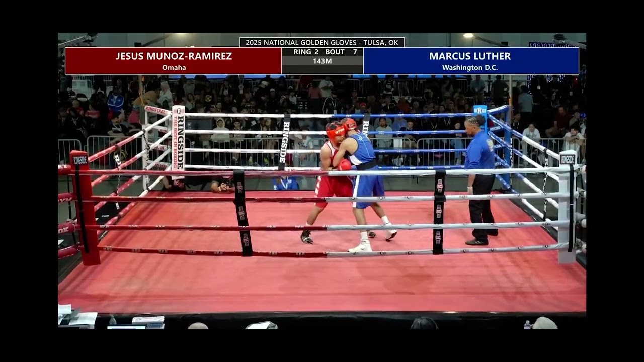 Marcus Luther Vs Jesus Munoz Golden Gloves 2025