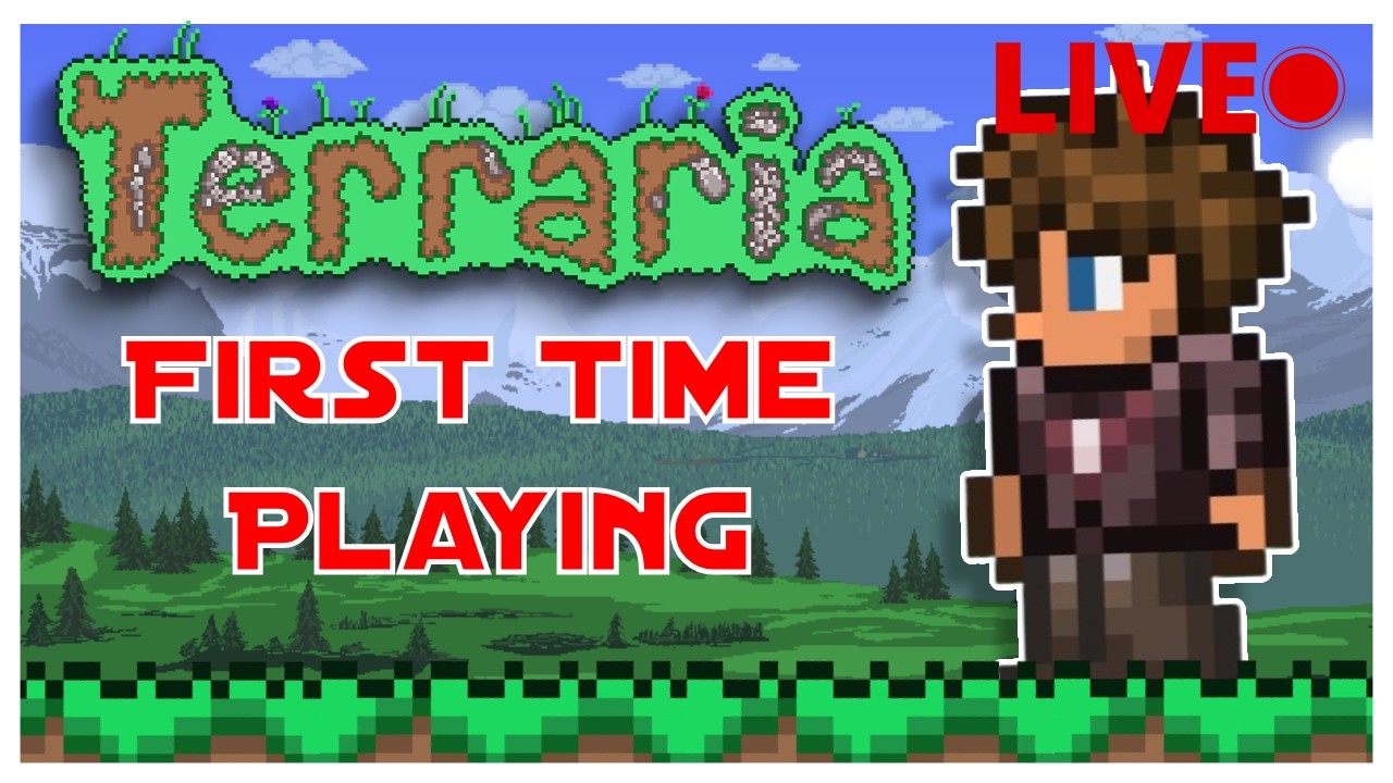 Playing Terraria Blind! (No Wiki) LIVE