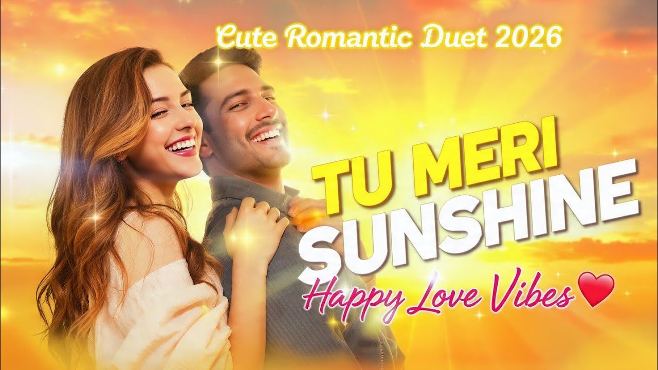 Tu Meri Sunshine ☀️💞 | Cute Romantic Duet Song 2026 | Happy Love Vibes