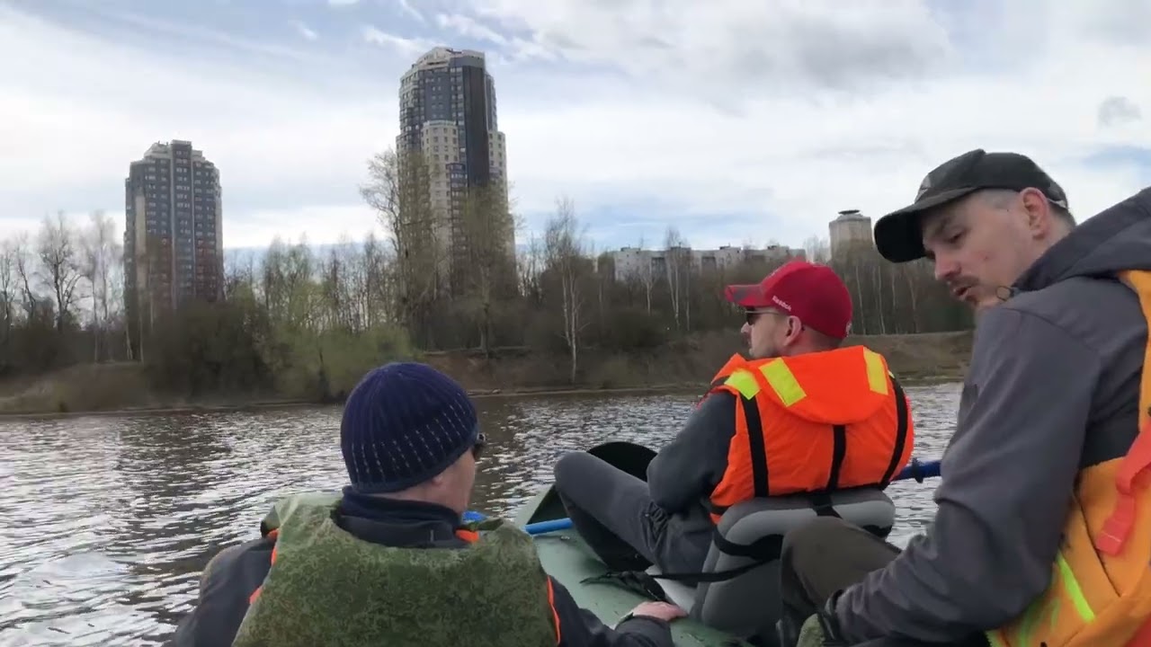 На байдарке по Москве реке Строгино-Крылатское Новое Тушино вид с воды Серебряный бор оз.Бездонное