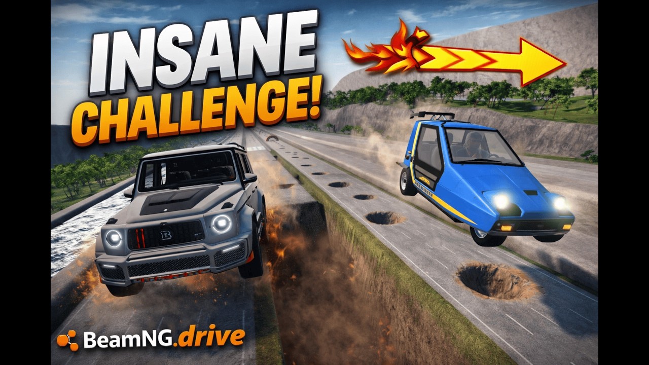 This Road Destroys Every Vehicle! | BeamNG.drive