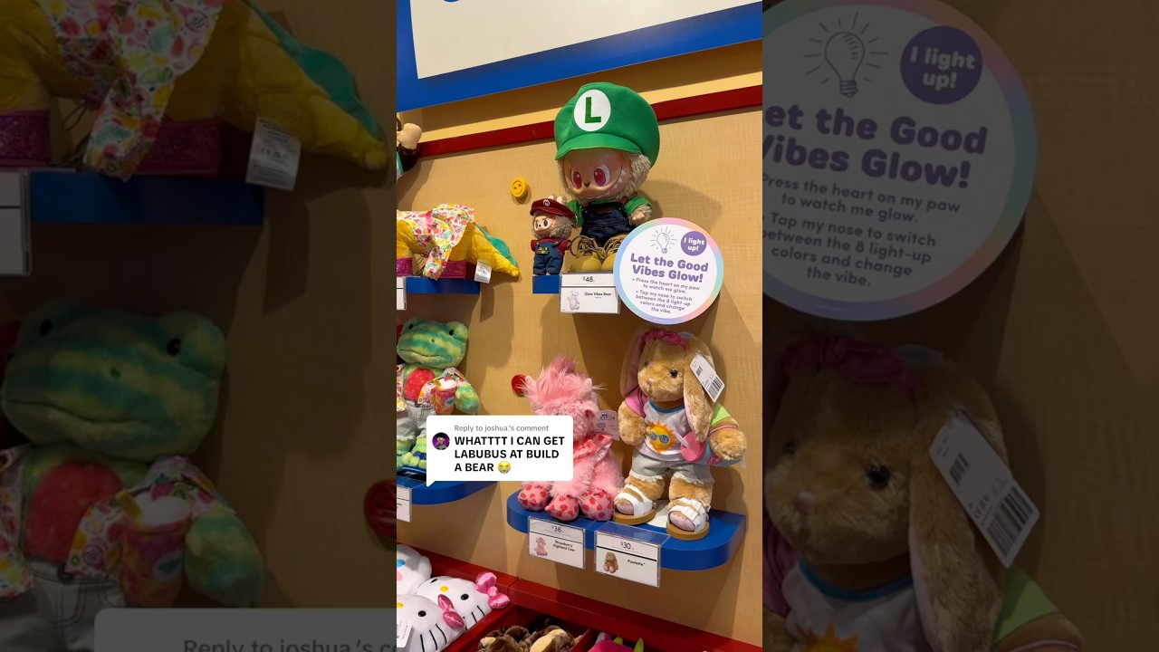 We NEED a Labubu Build-A-Bear Workshop! 😭🧸✨ I'd Be There Every Day!