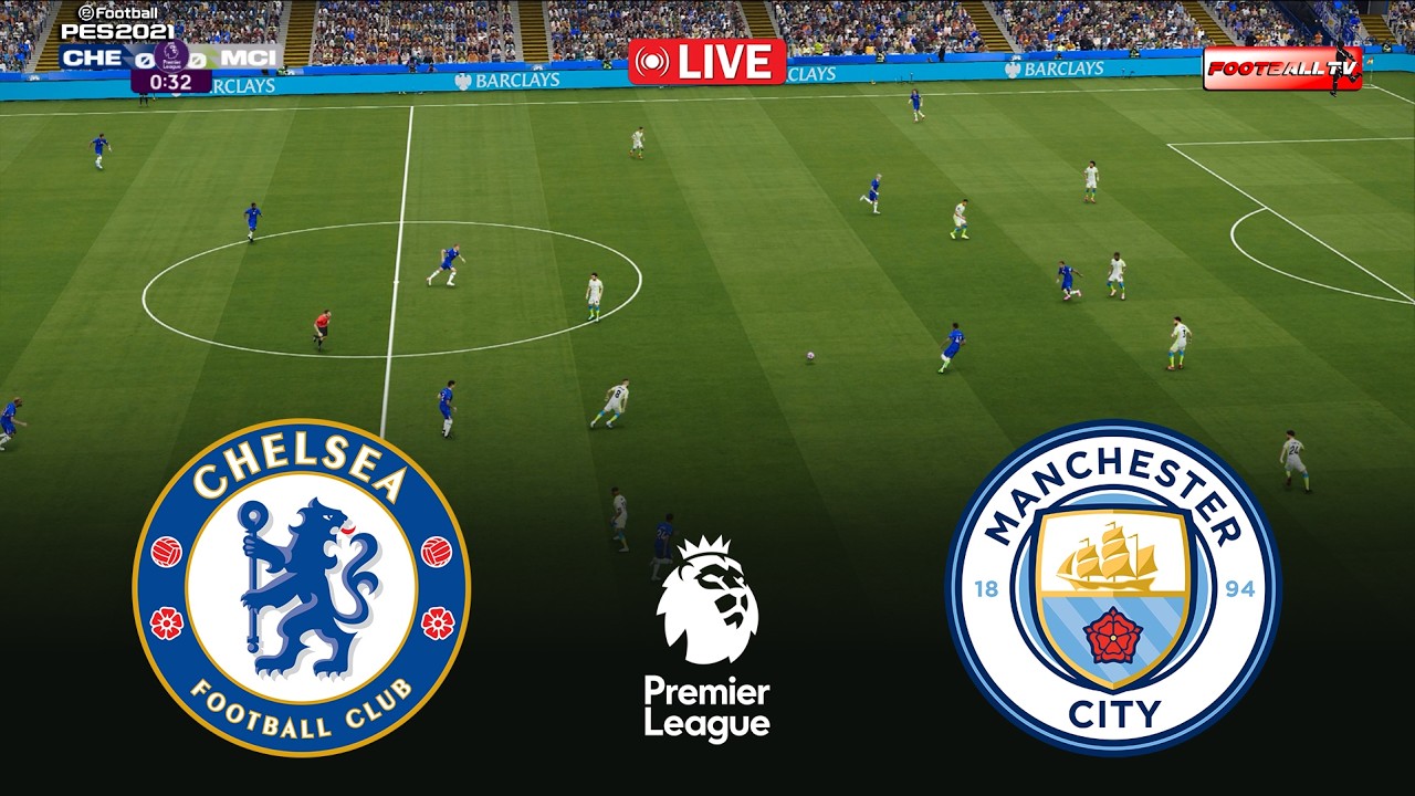 🔴Chelsea vs Manchester City - Premier League 2026 | Pes 21 Gameplay Simulation