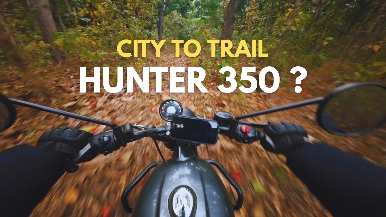 GOING OFF-ROAD ON THE HUNTER 350 | 4K POV