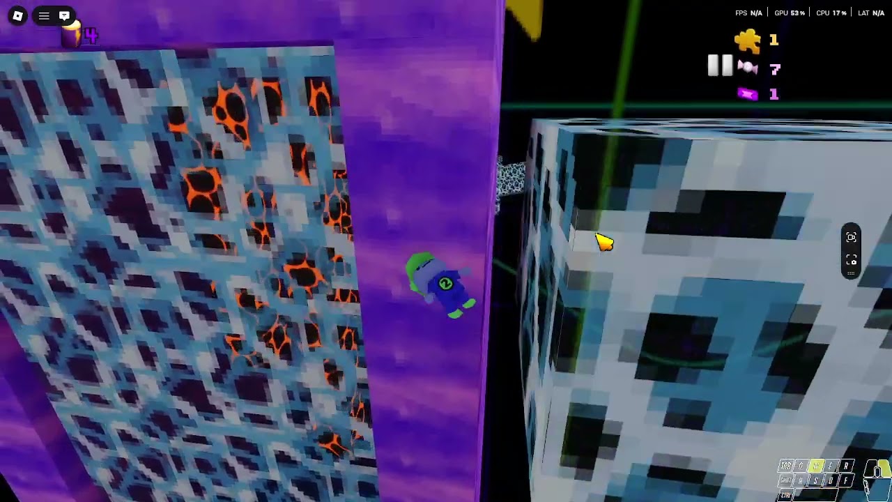 Robot 3DS // Water Sublevel Puzzle Piece Without Jumping (no space button)