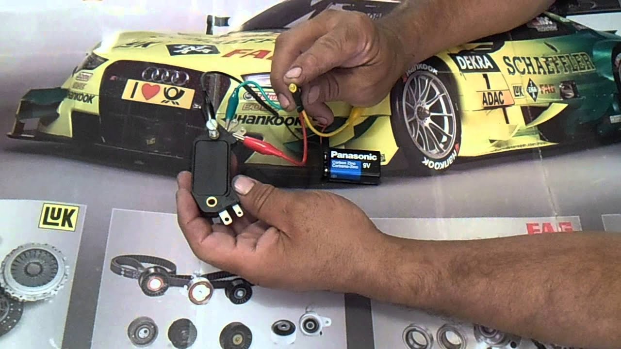 Como probar modulo de encendido GM de 4 terminales,con probador de modulos