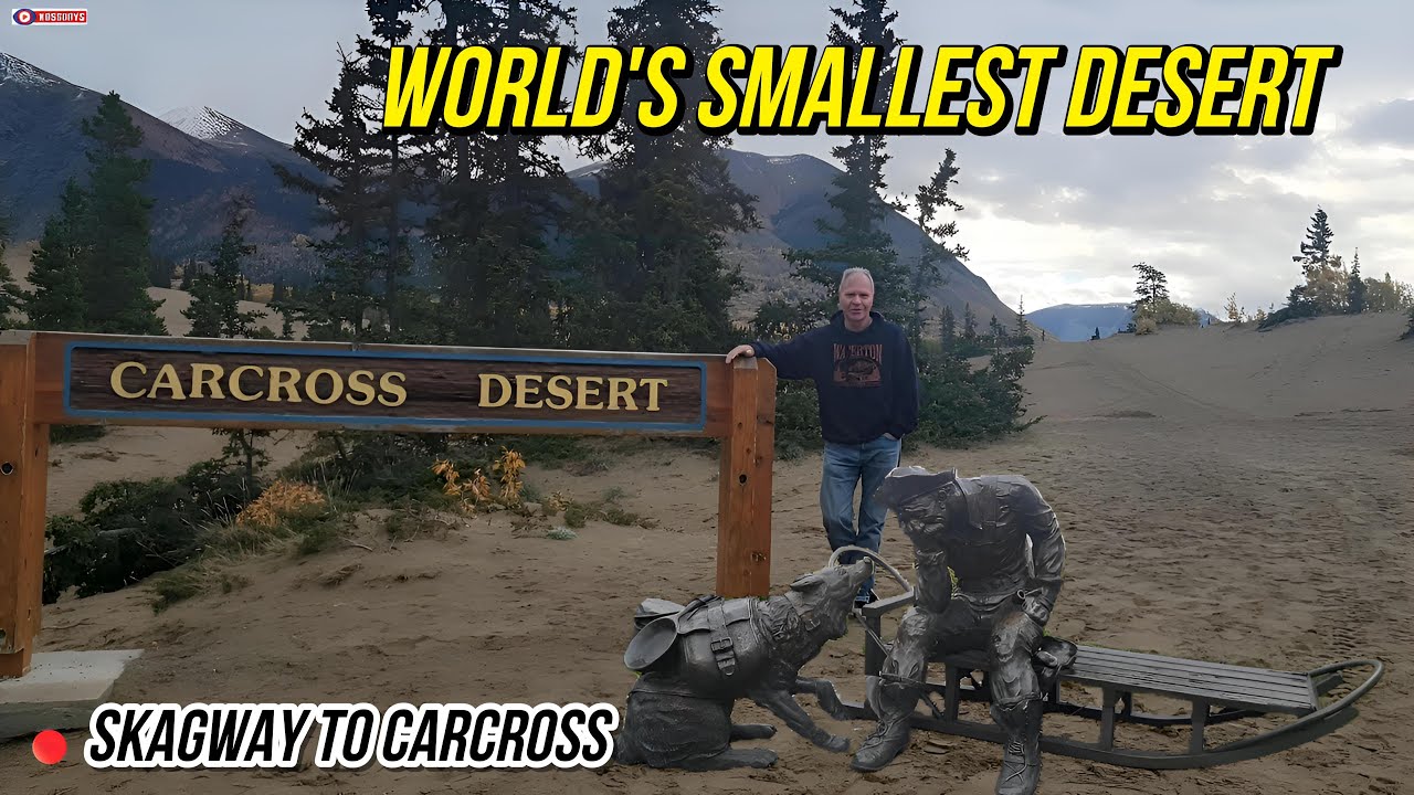 Exploring the World's Smallest Desert! 🏜️ Skagway to Carcross